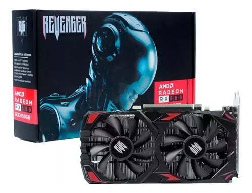 Placa De Vídeo Gamer Amd Radeon Rx580 Gddr5 8g Hdmi Dp