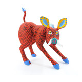 Alebrije Jabali Rojo Artesania Mexicana Minimalista Pop Art