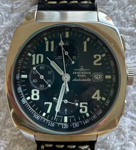 Relógio Zeno-watch Basel Ref.: 6151-7750 Pilot Overs (143)