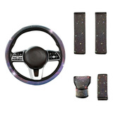 Funda Cubre Volante Diamontes Accesorios Auto Mujer 5 Kits 