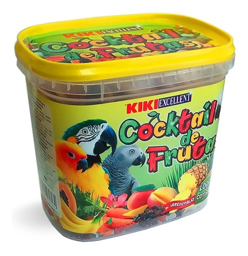 Premio Para Loros Y Pericos, Cocktail De Frutas Kiki 300 Gr 