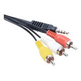 Cable Audio Y Video 3 Rca A Miniplug