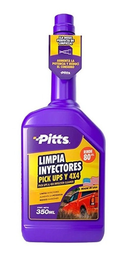 Limpia Inyectores Pick Ups Y 4x4 Pitts -nafta Diesel 350ml