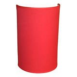 Aplique De Pared En Tela  Rojo 20-20/30 Cm Alt 