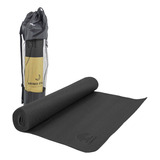 Arimo Tapete Yoga Mat Antiderrapante Pvc 166 X 60 Cm X 5 Mm Cor Preto