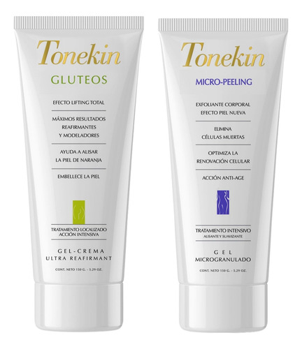 Emulsión Corporal Combo Tonekin Micropeeling + Glúteos