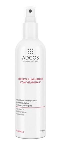 Tônico Iluminador Com Vitamina C 240g - Adcos