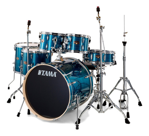 Bateria Tama Imperialstar Ip62h6w-hlb 6 Piezas Azul Rayado