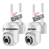 Kit 2 Câmera De Segurança Jortan Monitoramento + 2 Cartões 