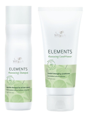 Wella Elements Renewing Kit Shampoo 250ml+condicionador200ml