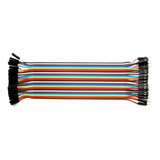 Pack 40 Cables Macho Hembra 30cm Dupont Arduino Y Protoboard