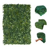 8 Placas 60x40 Grama Artificial Verde Buchinho Muro Inglês