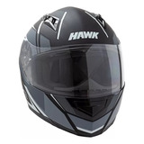 Casco Integral Hawk Zx3 Gris Mate Xl / L 