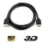 Cable Hdmi Negro Encauchetado 1,5 Metros Version 1.4 1080p