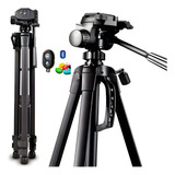 Tripé Profissional Camera, Celular 1,80mt, Mtg-3018 + Suport