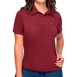 Blusa Polo Brenda Vino Para Mujer Croydon