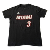 Remera Básquet Miami Heat - Niño - Estado Impecable !!!