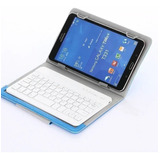 Cubierta Con Teclado Bluetooth Para Tablet 7'-8'universal B