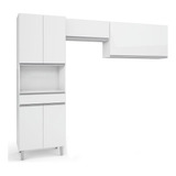 Armário De Cozinha Top Class Com 6 Portas E 1 Gaveta Branco