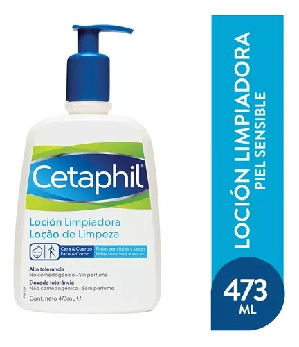 Cetaphil Loción Limpiadora Para Piel Sensible 473ml