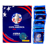 Copa América Usa 2024 Panini Album Pasta Suave Y 25 Sobres 