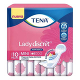 Toallas Sanitarias Lady Discret Mini 10 Pz