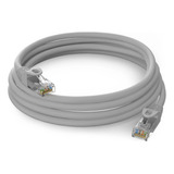 Cabo Rede Patch Cord Rj45 Cat6 Cinza 5 Metros