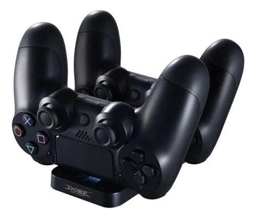 Cargador Dual Para Control Ps4 Con Soporte De Carga