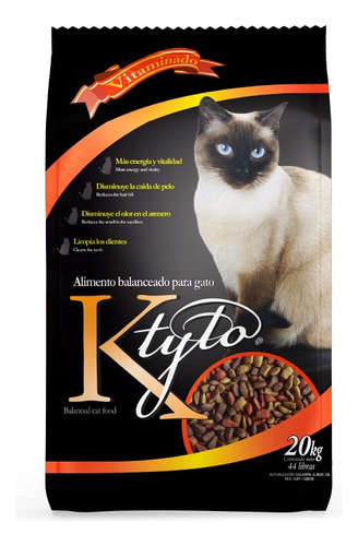 Croquetas Para Gato Ktyto - Sabor Salmón, Atún. 20kg