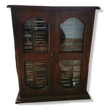 Mueble Porta Cd/dvd Madera De 2 Puertas