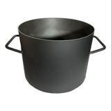 Cacerola Olla De Hierro Ø 42cm Acero Al Carbono 70 Litros