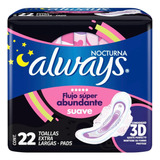 Always Toallas Femeninas Con Protección Suave, 22 Unidades