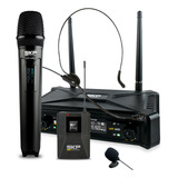 Kit Micrófono Inalámbrico Skp Uhf 400d