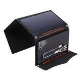 Amiro Batera Solar Powerbank De 21 W Y 13000 Mah Con Puerto