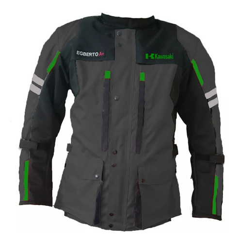 Jaqueta Parka Kawasaki Versys Motociclista Várias Cores Mod1