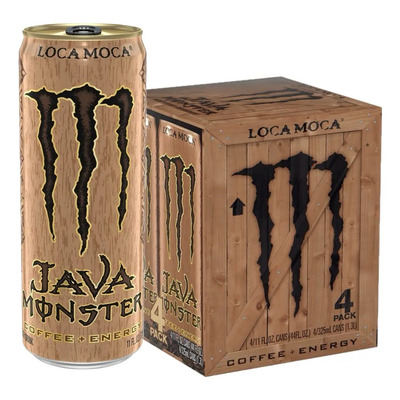 Monster Energy Java Loca Moca Coffe+energy 325 Ml C\u002Fu 4 Pz | Envío gratis