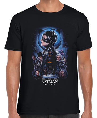 Playera Batman Returns De Tim Burto Algodón #839