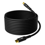 Cable Usb C A Hdmi 2.1 8k60hz 4k120hz 10mts Thunderbolt 3/4