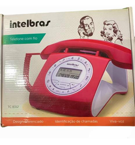 Teléfono Fijo Retro Intelabras