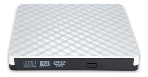 Slim Usb Dvd-rw Cd Writer Burner Reader Player Para Laptop