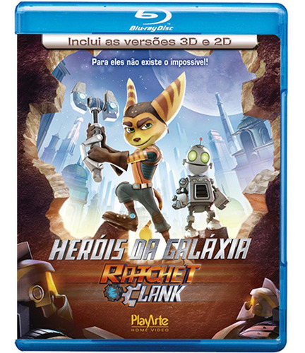 Ratchet E Clank: Heróis Da Galáxia - Blu-ray Hd Pt