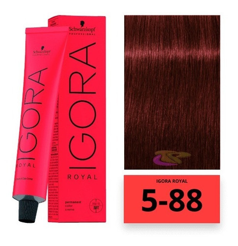 Kit Tintura Schwarzkopf Professional  Igora Royal Igora Royal Tom 5-88