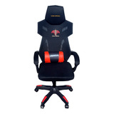 Silla Ejecutiva Likeregal Oficina Ergonómica Reclinable Color Negro Material Del Tapizado Cuero Sintético