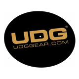 Udg Paño Para Bandeja Giradiscos Par Negro/dorado U9935