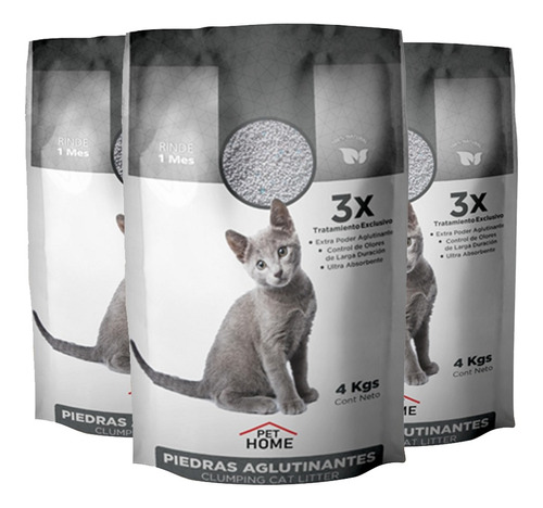 Piedras Sanitarias Aglutinante Gato Mascota 16kg