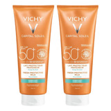 Combo X2 Vichy Capital Soleil Fps50 Beach Familiar 300 Ml