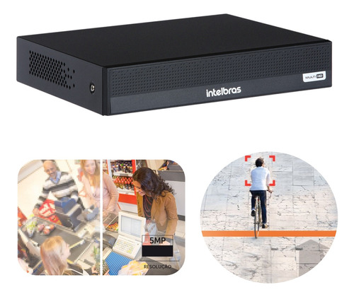 Gravador Dvr Intelbras Mhdx 3008 C Full Hd 1080p 8 Canais