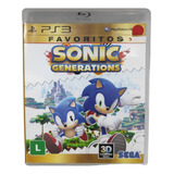 Jogo Sonic Generations (ps3 - Mídia Física)