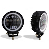 Faro Auxiliar Luz Led De Trabajo Redonda 40w