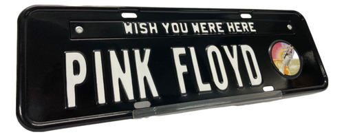 Placa Decorativa Pink Floyd Automotiva Alto Relevo Decoração